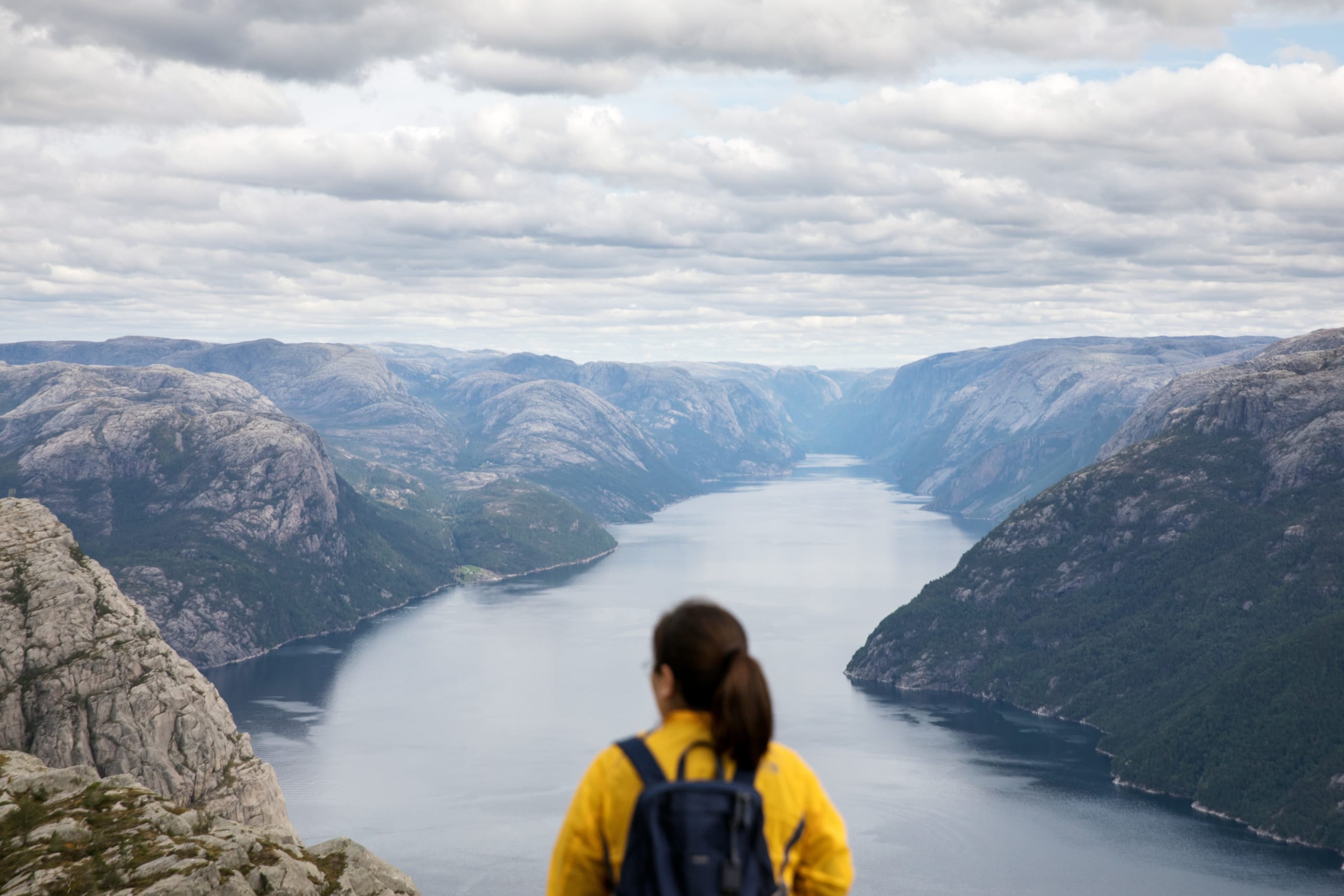 Lysefjorden from above