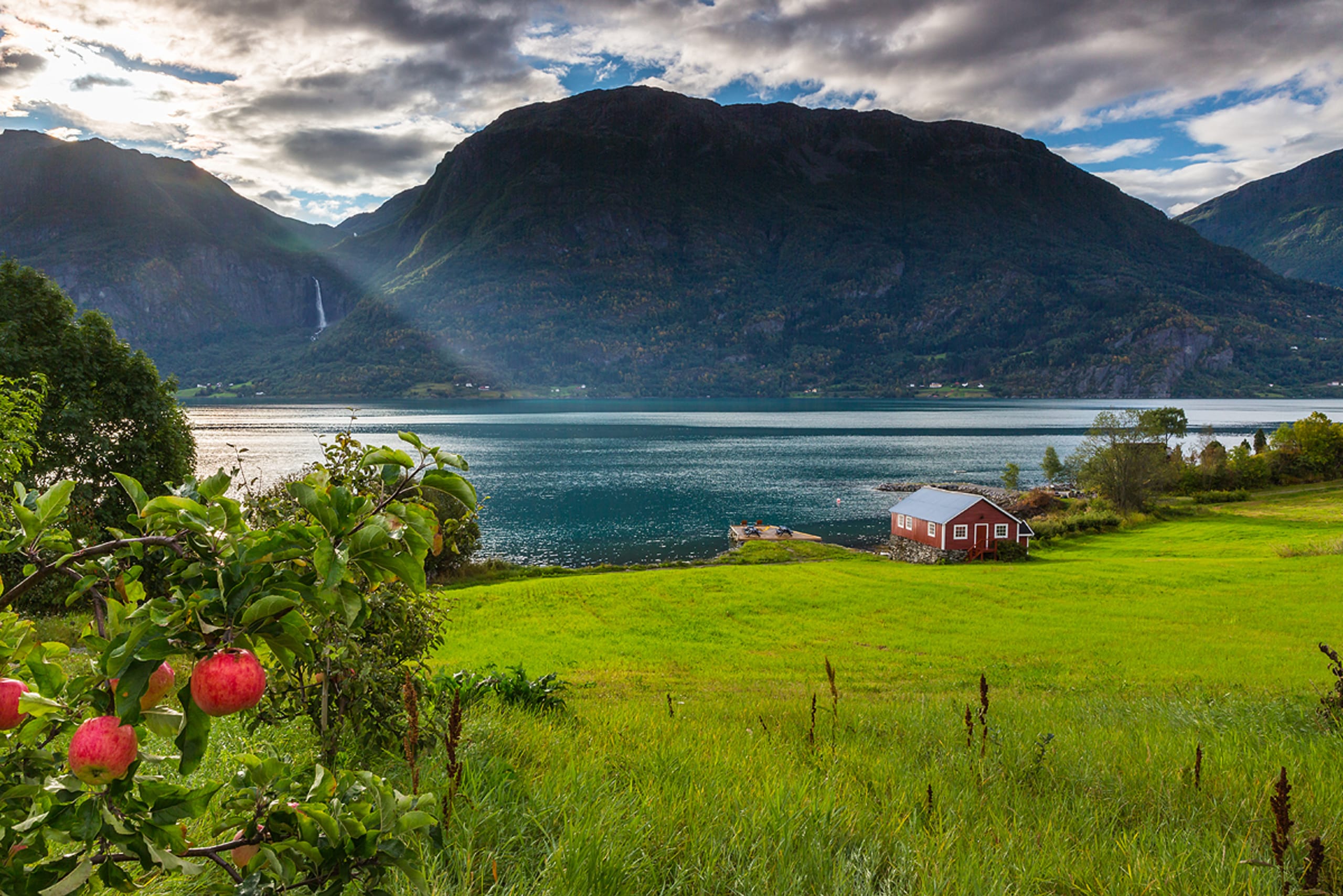 Rural surroundings along the Sognefjord