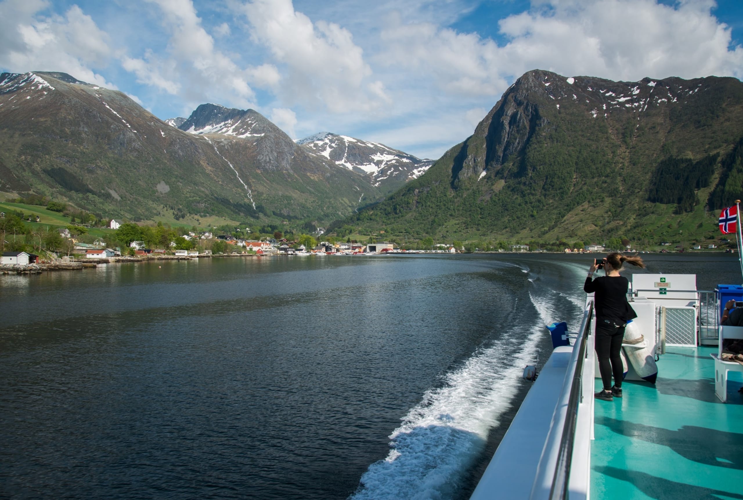 Fjord cruise on the Hardangerfjord
