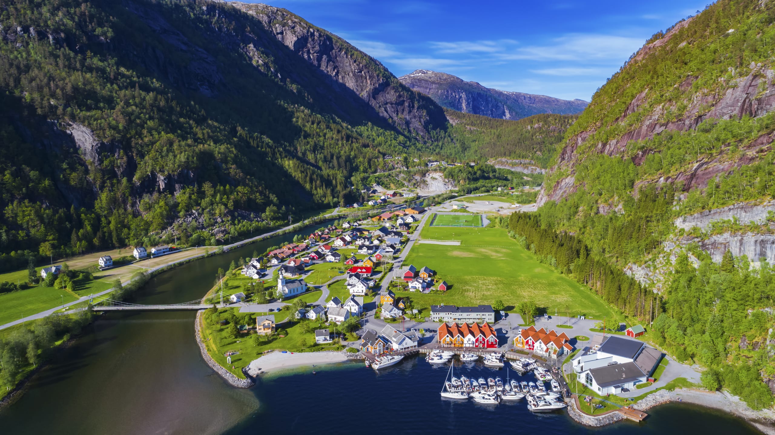 Modalen from above