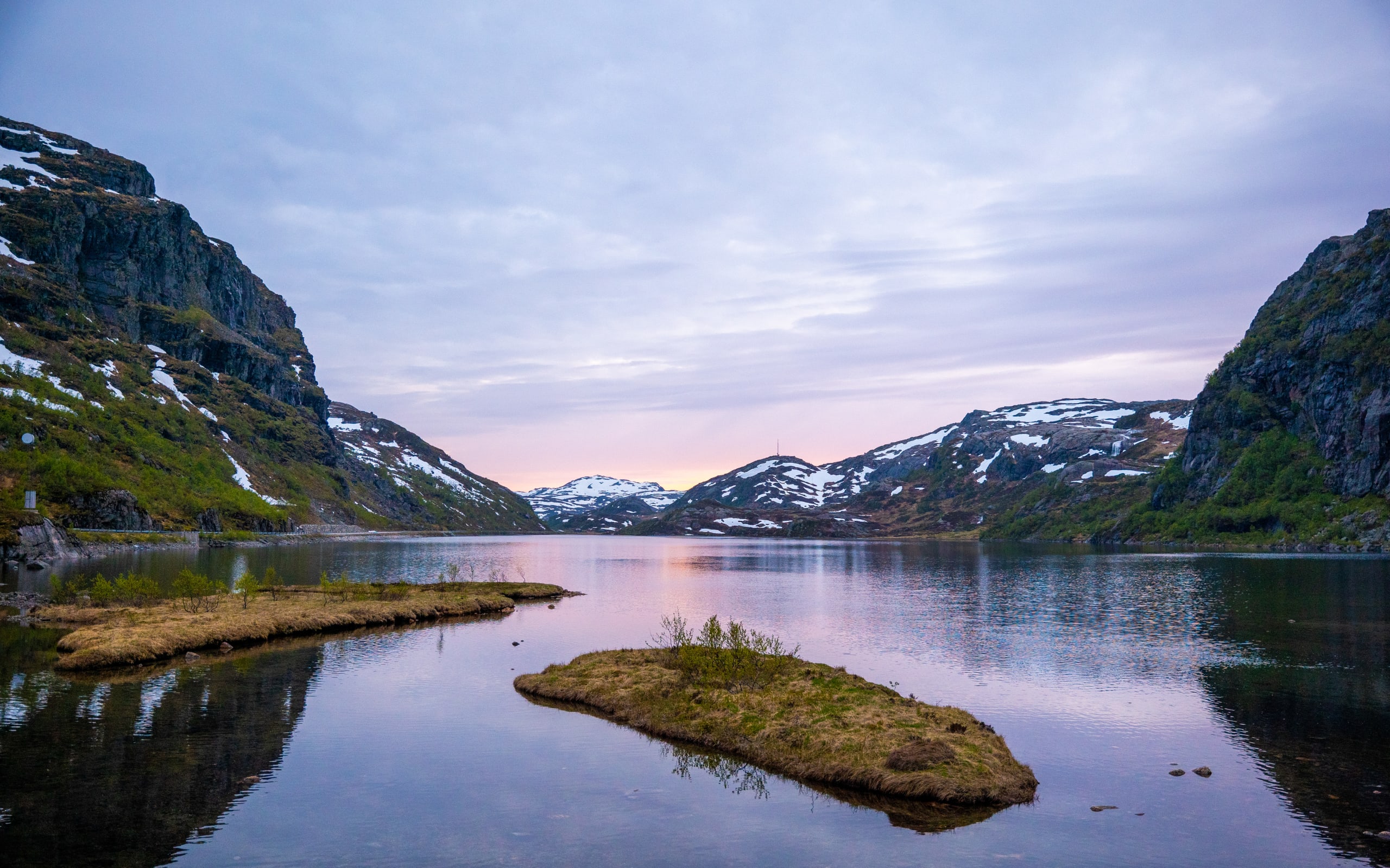 Water in the valley of Sirdal