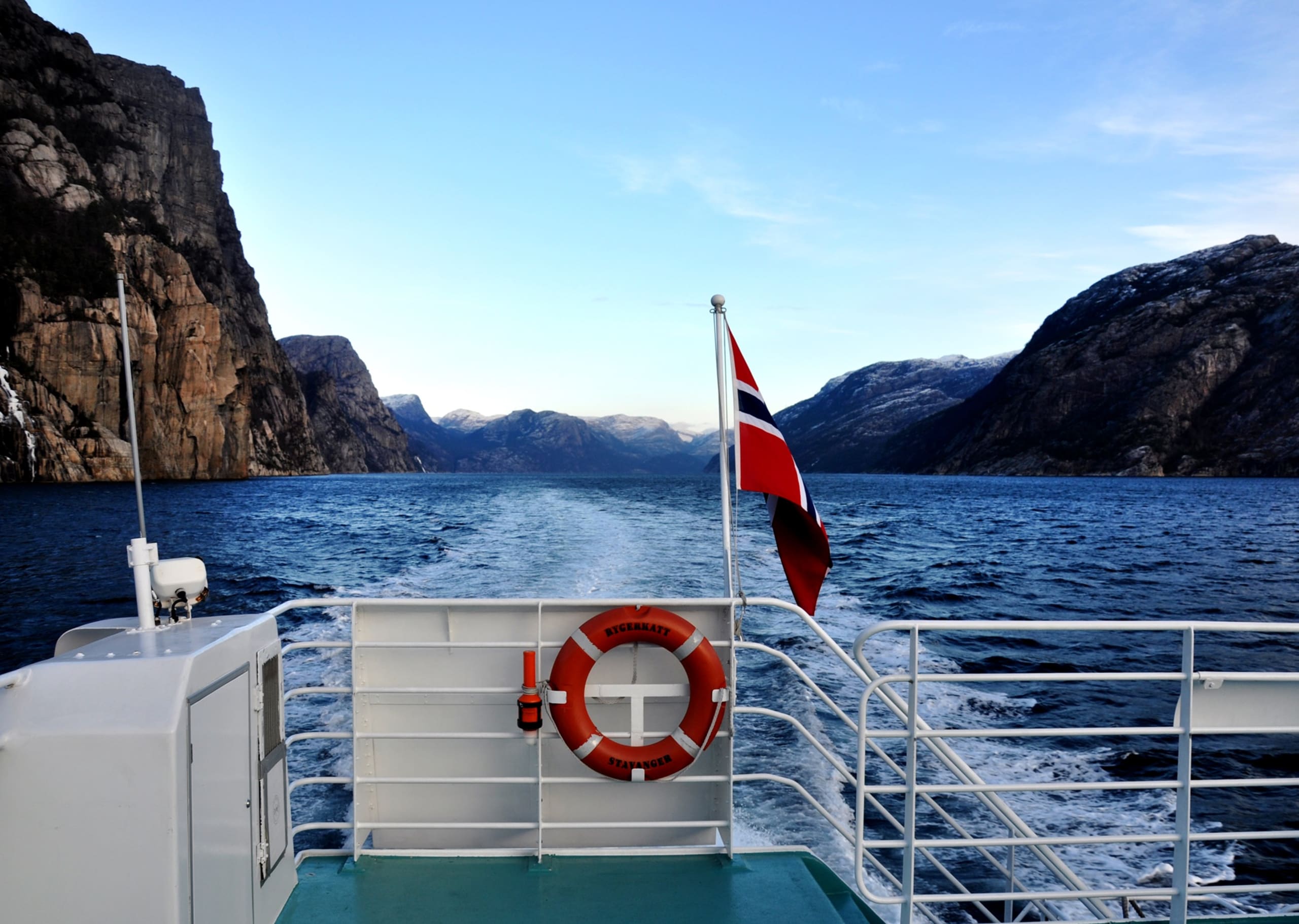 Lysefjord seen from Rygerelektra