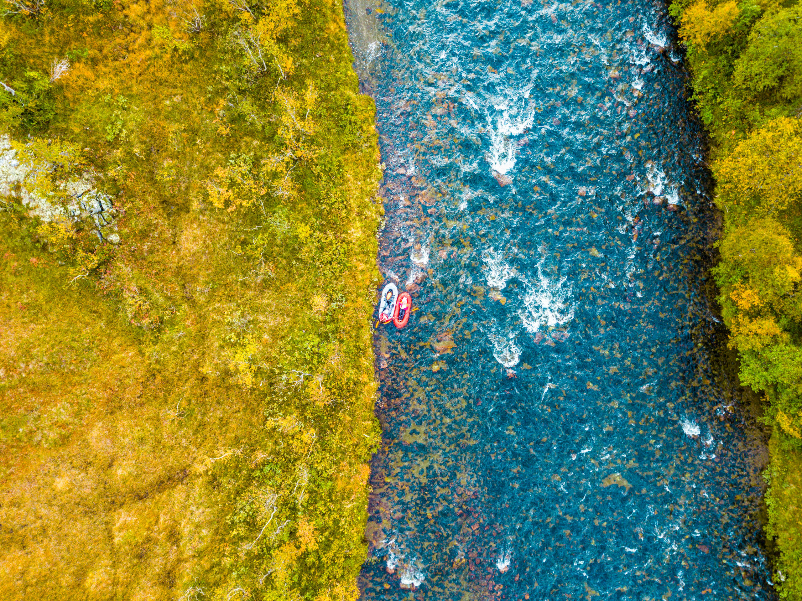 River rafting at Beitostølen