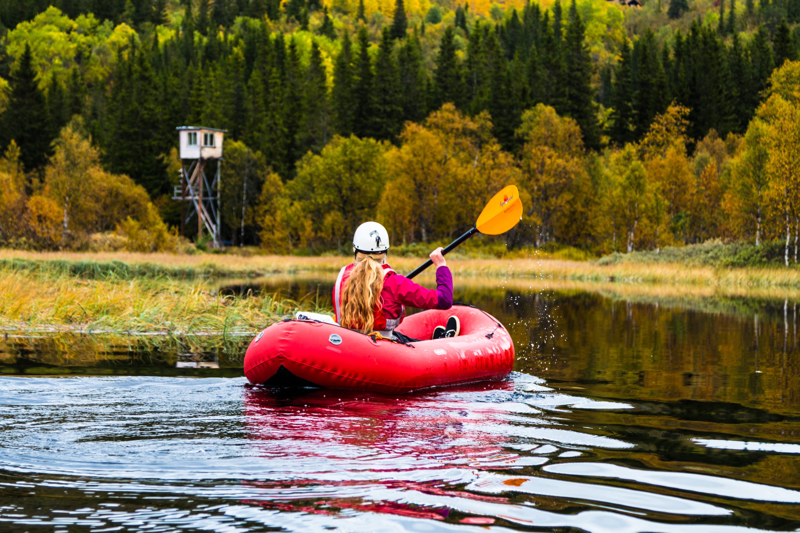 River rafting at Beitostølen
