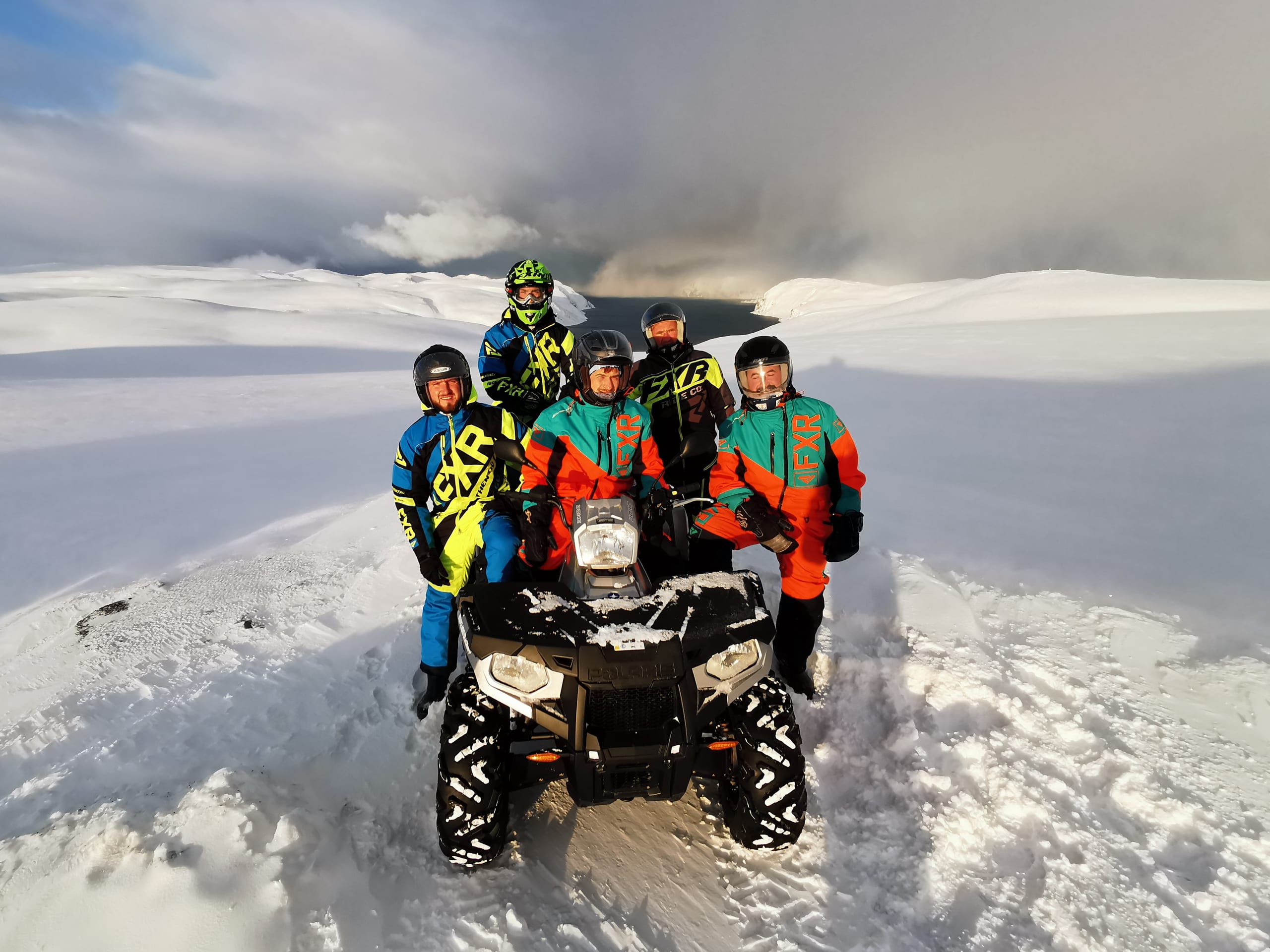 North Cape ATV safari winter