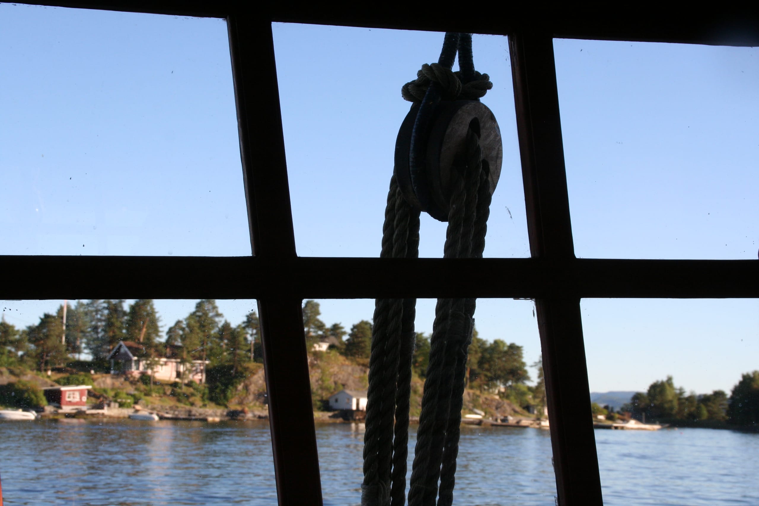 Maritime views on cruise on the Oslofjord