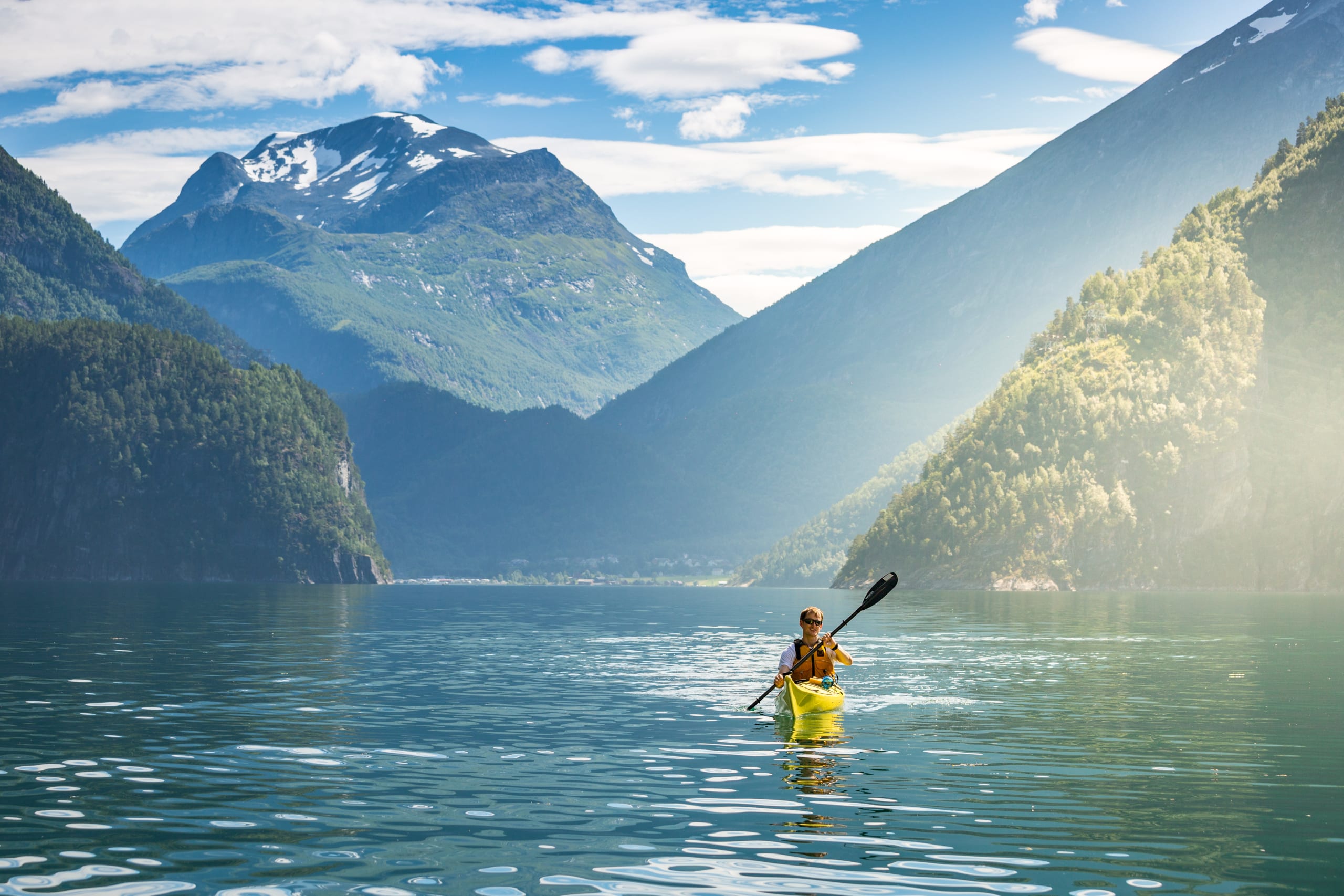 Kayaking in the Nordalsfjord and the UNESCO-listed Tafjord