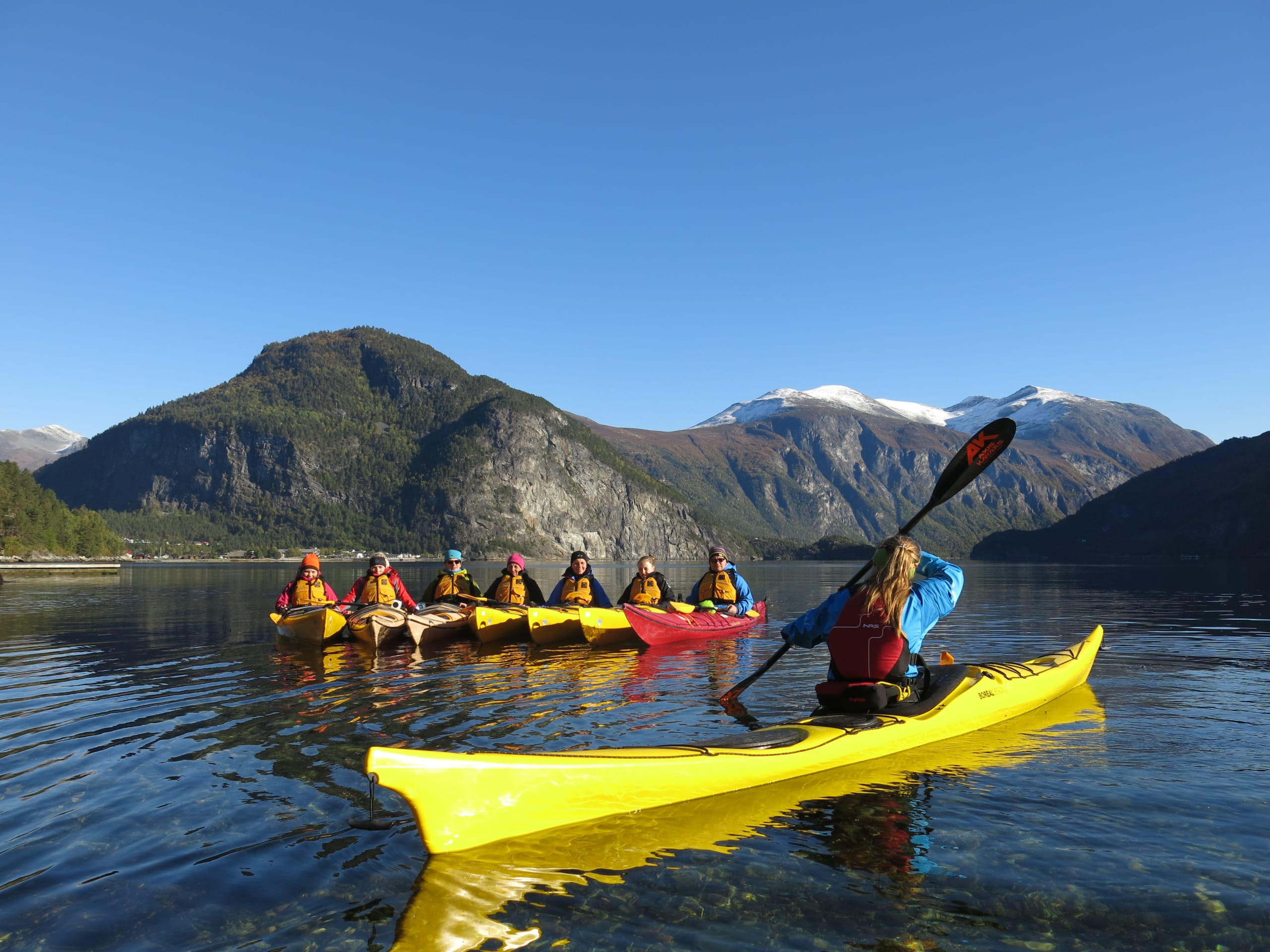 Kayaking in the Nordalsfjord and the UNESCO-listed Tafjord