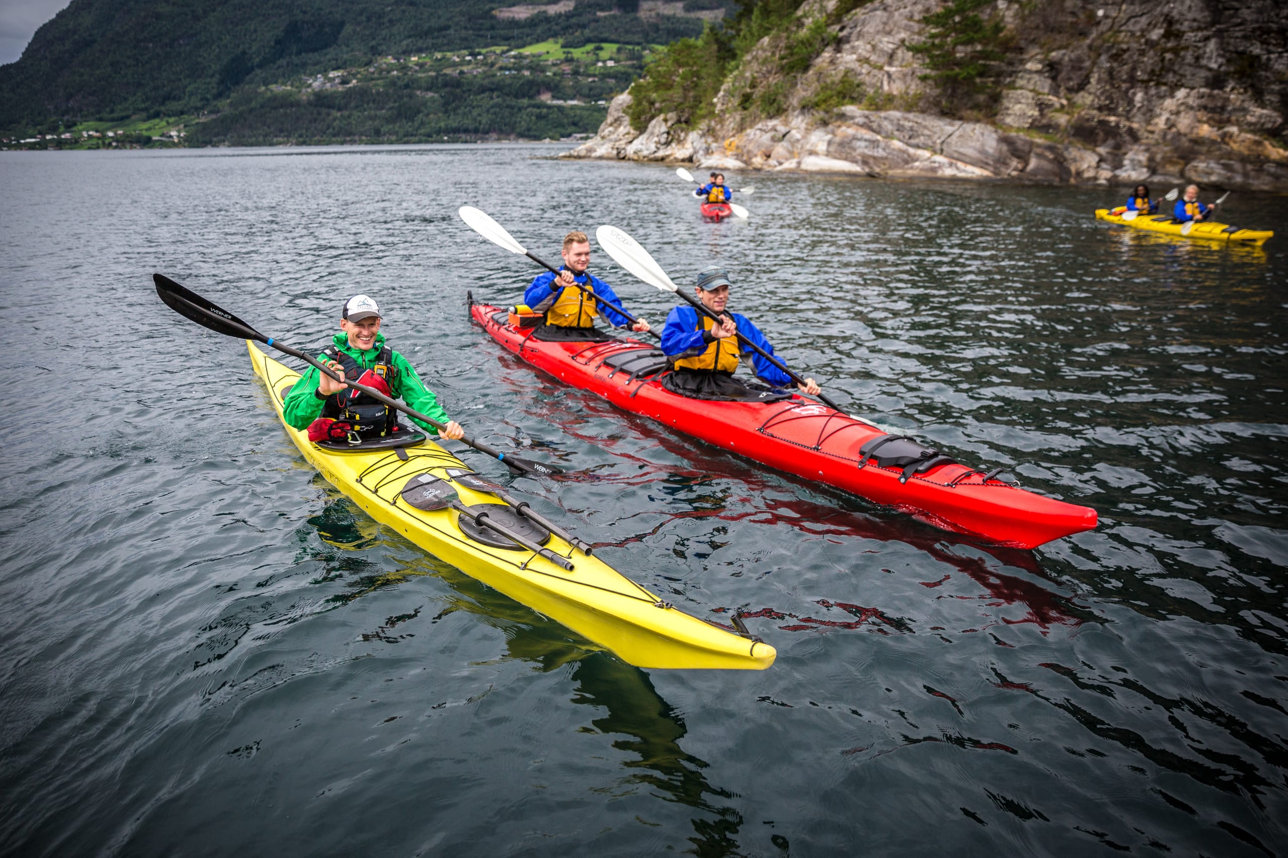 Fjord kayaking from Valldal