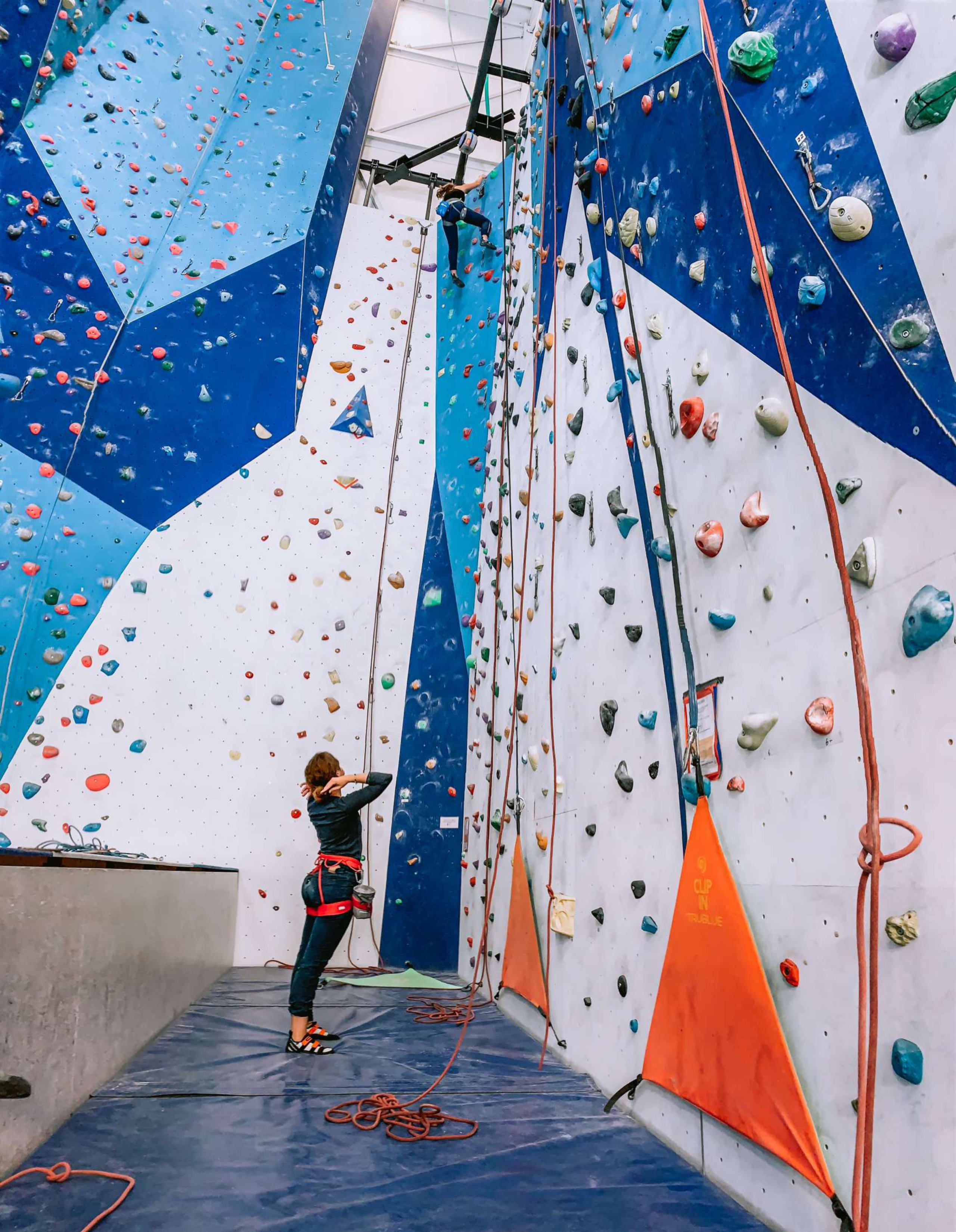 Climbing at Norsk Tindesenter