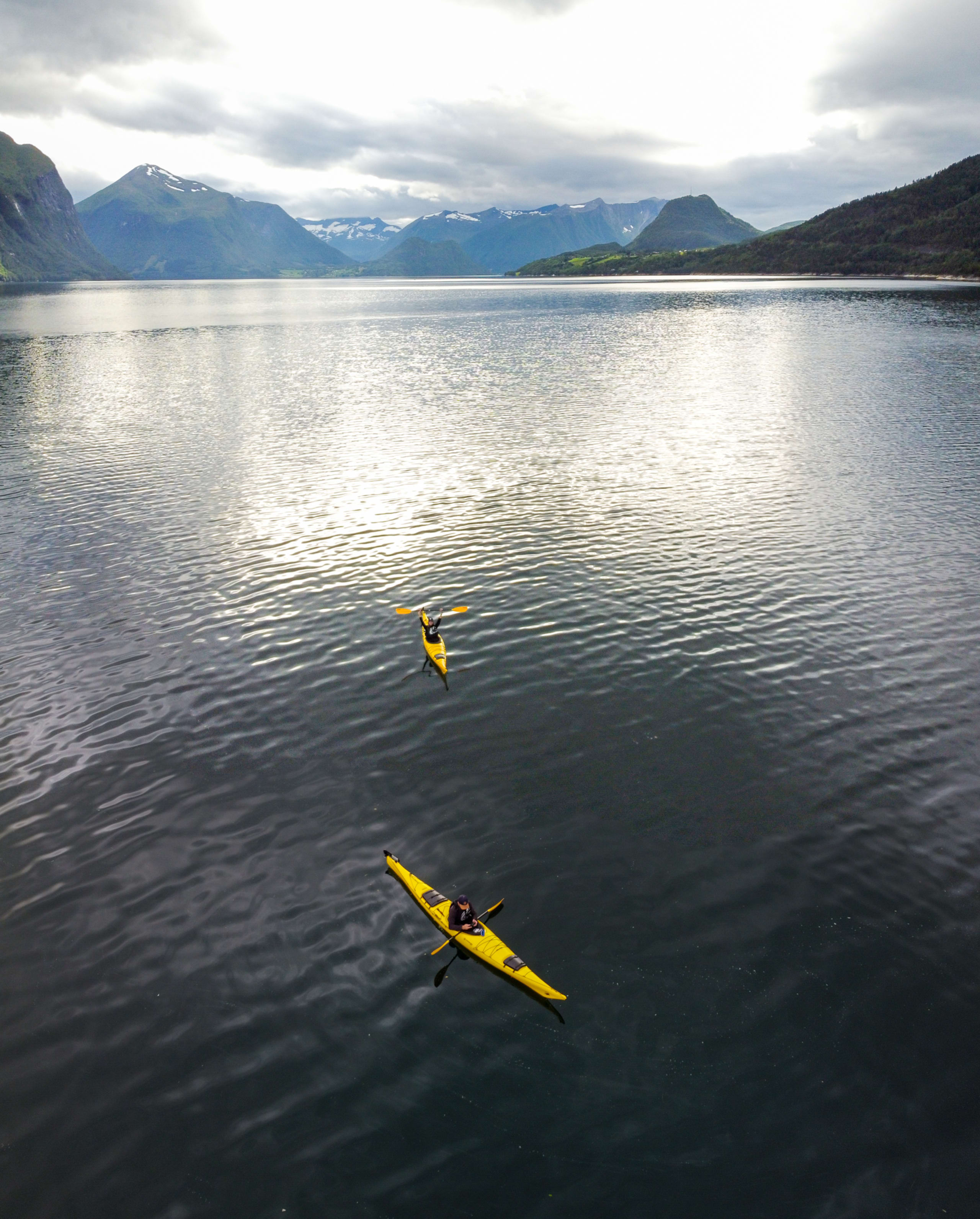 Kayaking the Romsdalsfjorden
