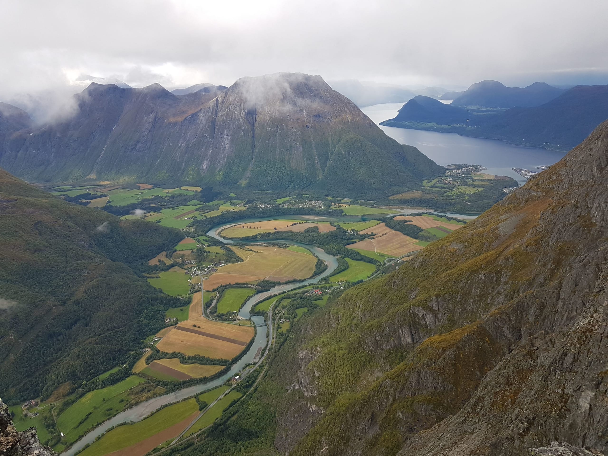 View from the summit of the West wall