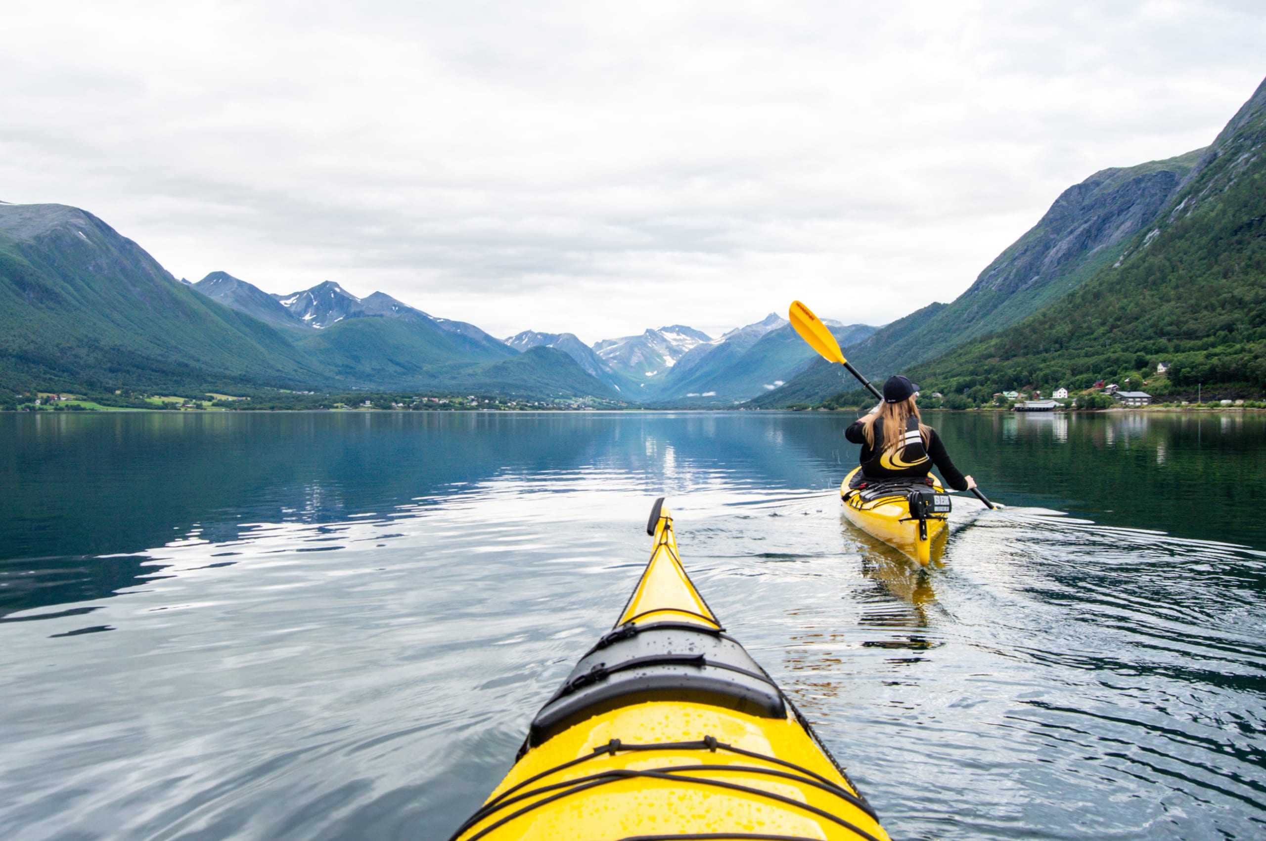 Kayaking the Romsdalsfjorden