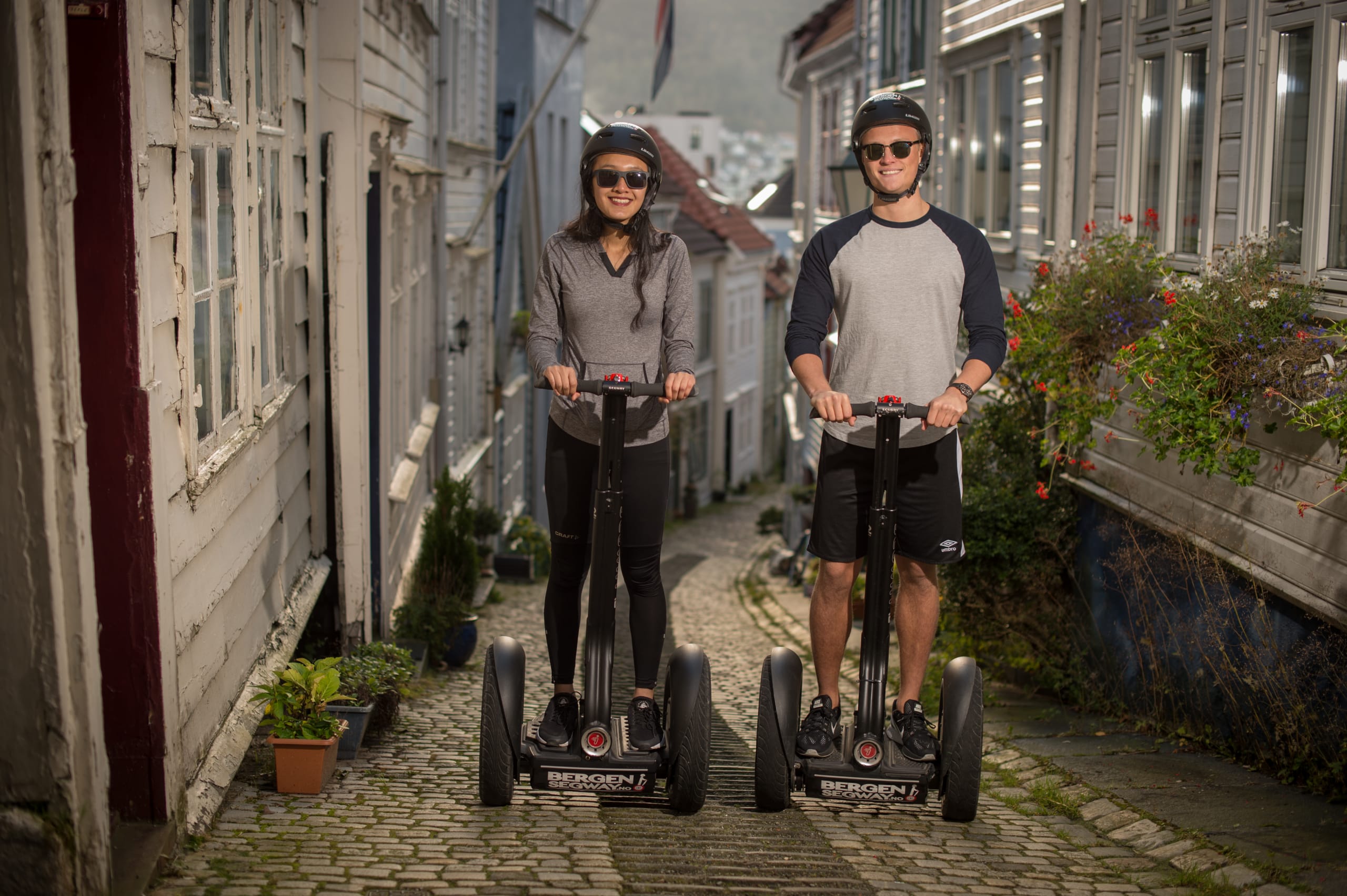 Segway tour in the old parts of Bergen