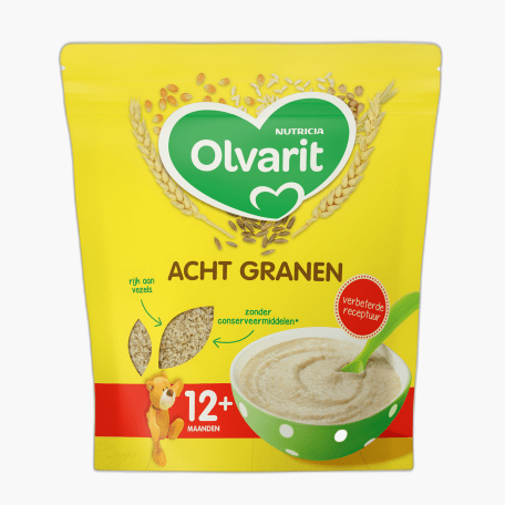Olvarit Acht Granen 12+ Maanden 200g Olvarit Acht Granen 12+ Maanden 200g