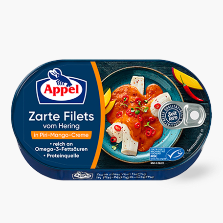 Appel Heringfilets in Piri Mango Creme 200g