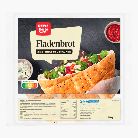 Rewe Beste Wahl Fladenbrot 500g