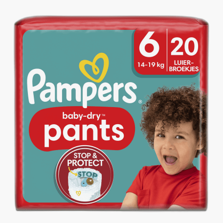 Pampers Baby Dry Pants Luierbroekjes Maat 6 20st Pampers Baby Dry Pants Luierbroekjes Maat 6 20st