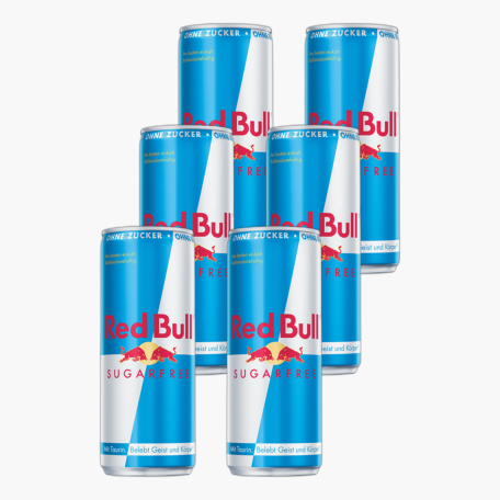 Red Bull Energy Drink Sugarfree 0,25l Dose x6