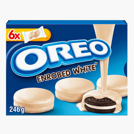 Oreo Cookies Enrobed White 246g