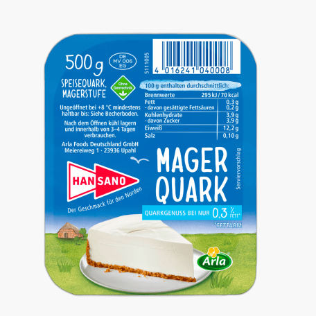 Hansano Magerquark 0,3% 500g