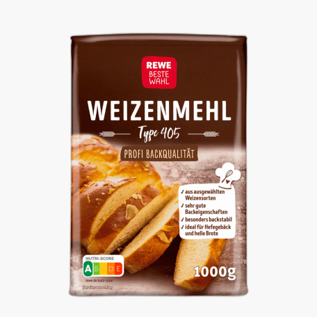 Rewe Beste Wahl Weizenmehl Type 405 1kg