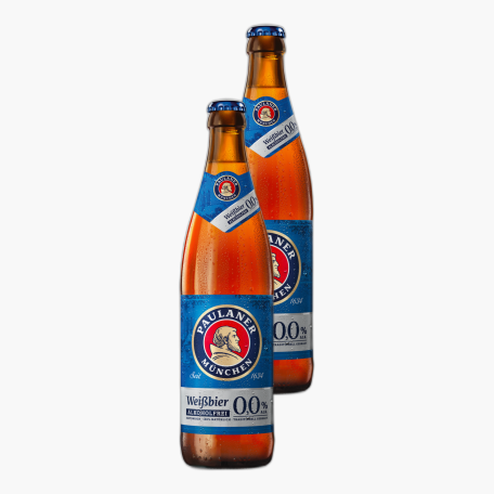Paulaner Weißbier Alkoholfrei 0,5l (0,0 % vol.) MW x2
