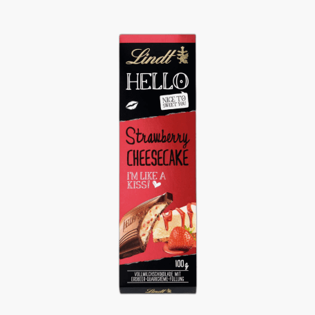 Lindt Hello Strawberry Cheesecake 100g