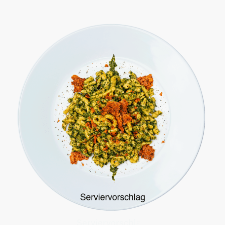 BROUSINS Marinierte Spätzle mit Spinatrahm und Birne 555g