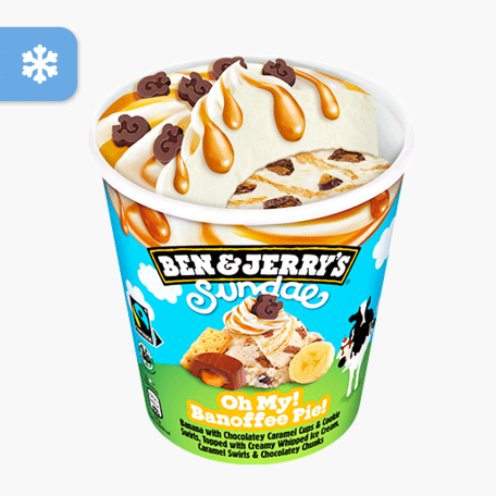 Ben & Jerry's Sundae Oh My! Banoffee Pie! 427ml