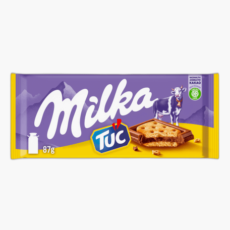 Milka Schokolade mit TUC 87g