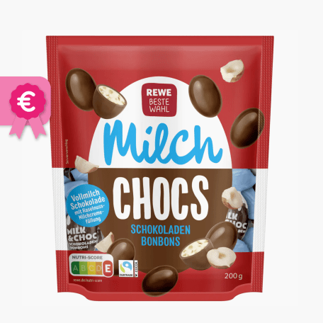 Rewe Beste Wahl Milk & Choc Schokoladenbonbons 200g