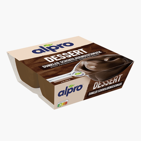 Alpro Soja Dessert Dunkle Schokolade 4x125g