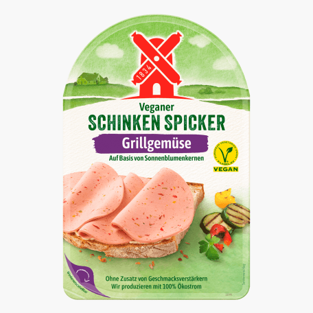 Rügenwalder Mühle Vegane Schinkenspicker mit Grillgemüse 80g