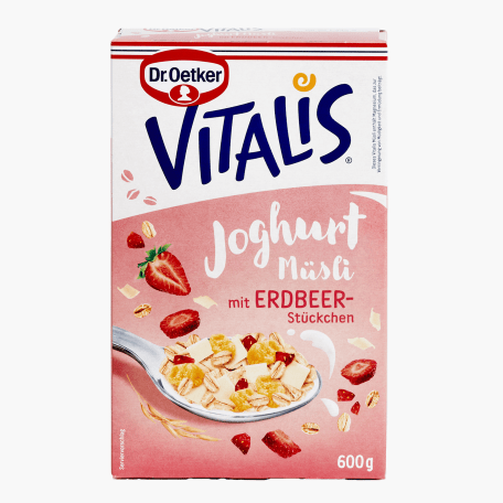 Dr. Oetker Vitalis Joghurt-Müsli mit Erdbeerstückchen 600g