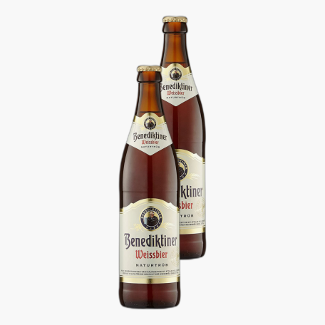 Benediktiner Weißbier Naturtrüb 0,5l (5,4 % vol.) MW x2