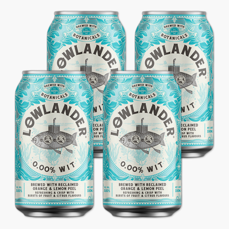 Lowlander Wit 0.0% 33cl 4x