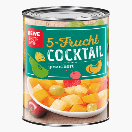 Rewe Beste Wahl 5-Frucht Cocktail 250g