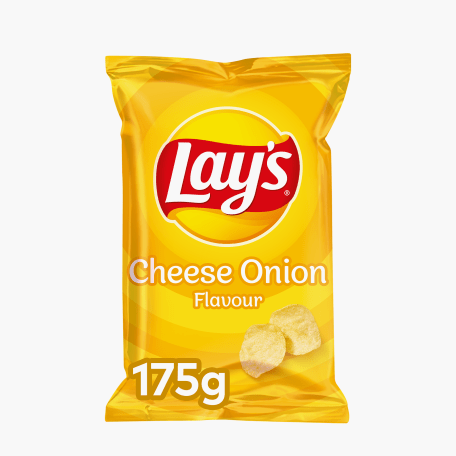 cheese onion ribbel chips
