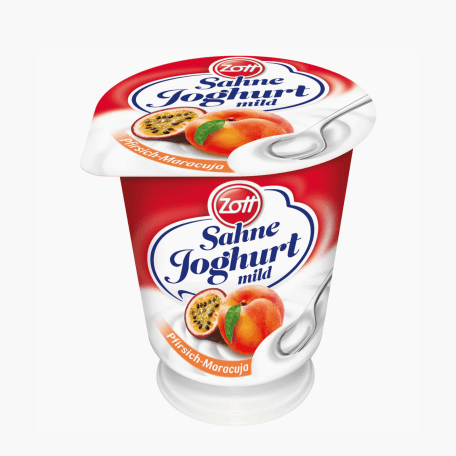 Zott Sahnejoghurt 10% Pfirsich Maracuja 150g