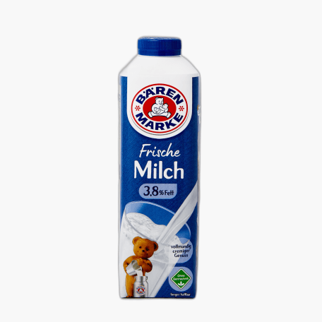 Bärenmarke Vollmilch 3,8% Fett. 1l