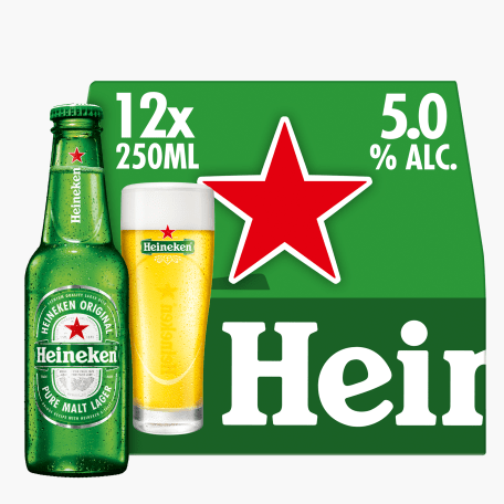 Heineken 12-pack 25cl - Ongekoeld