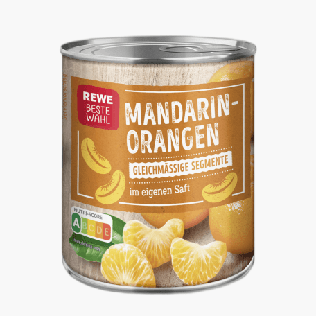 Rewe Beste Wahl Mandarinen Orangen im eigenen Saft 175g