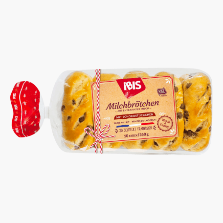 Ibis Milchbrötchen mit Schoko 10 Stk. 350g