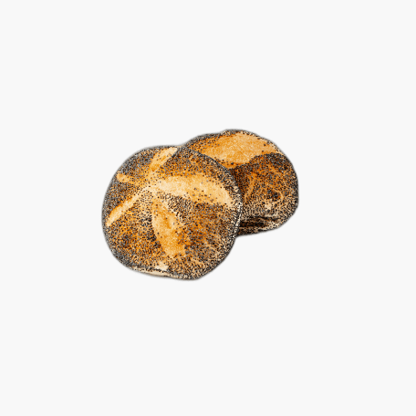 2 Stk. - Bäckerei Lyck Mohnbrötchen