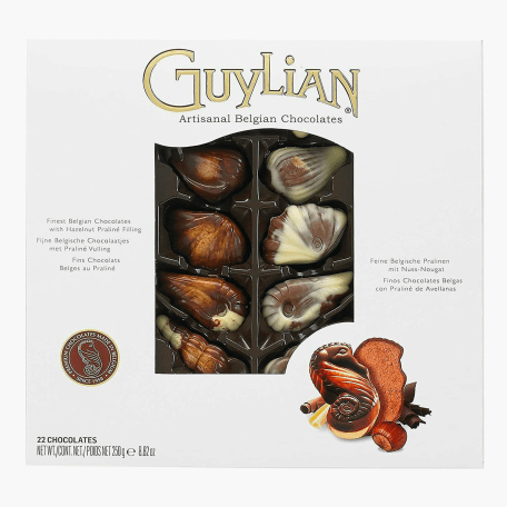 Guylian Meeresfrüchte Nuss-Nougat-Pralinen 250g