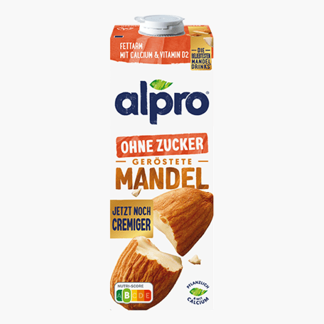 Alpro Mandeldrink Ungesüßt Geröstet 1l