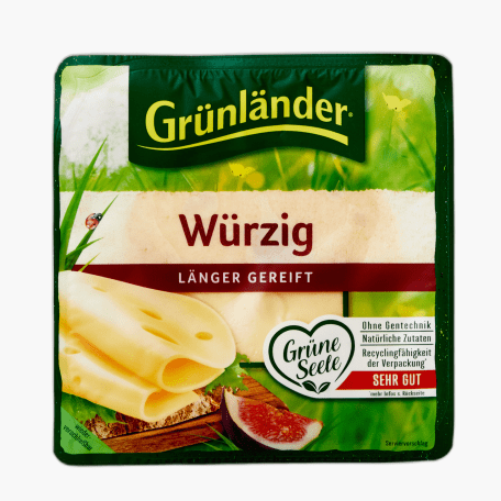 Grünländer Würzig Scheiben 48% 120g