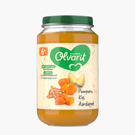 Olvarit 6m09 Pompoen Kip Aardappel Olvarit 6m09 Pompoen Kip Aardappel