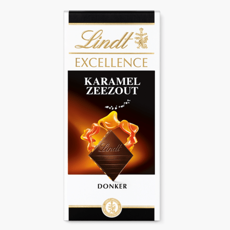Lindt Excellence Caramel mit Meersalz Feinherb 100g